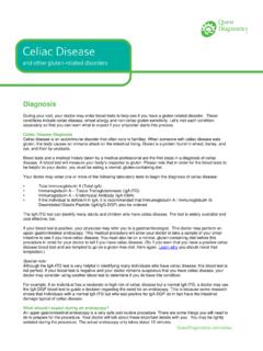 Celiac Disease Diagnosis - Quest Diagnostics