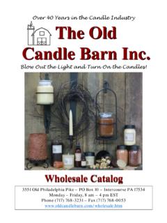 Old Candle Barn Catalog - Wholesale