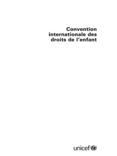 Convention internationale des droits de l’enfant