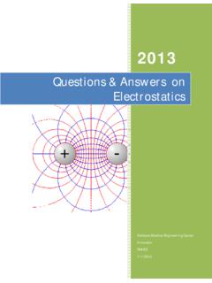 Questions &amp; Answers on Electrostatics