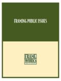 FW FRAMING PUBLIC ISSUES - FrameWorks Institute