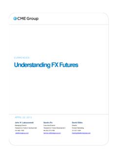 Currencies - Understanding FX Futures - CME Group