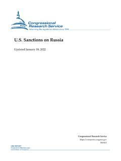 U.S. Sanctions on Russia - FAS