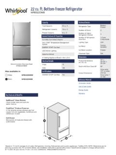 22 cu. ft. Bottom-Freezer Refrigerator - Whirlpool