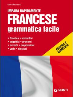 Francese. Grammatica facile - Giunti Editore