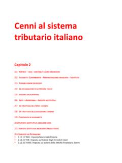 Cenni al sistema tributario italiano - stefanogelao.com
