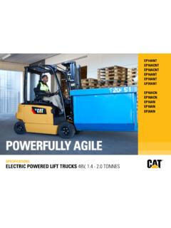 POWERFULLY AGILE - catlifttruck.com