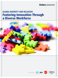 Global Diversity anD inclusion Fostering Innovation ...