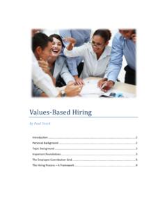Values-Based Hiring - Chester County