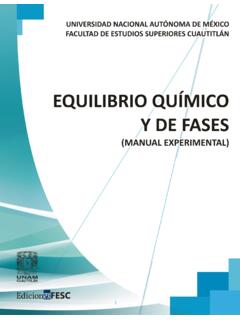 EQUILIBRIO QU&#205;MICO Y DE FASES (MANUAL EXPERIMENTAL)  …