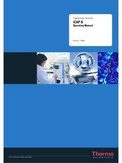 iCAP Q Operating Manual - Thermo Fisher Scientific