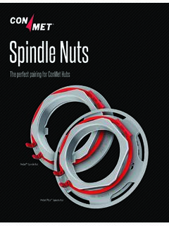 Spindle Nuts - Conmet