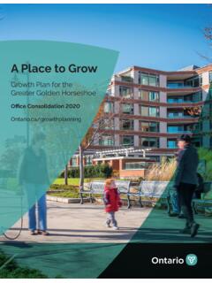 A Place to Grow - Premier of Ontario