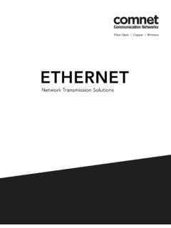 ComNet 2017 Ethernet Brochure - azenn.com