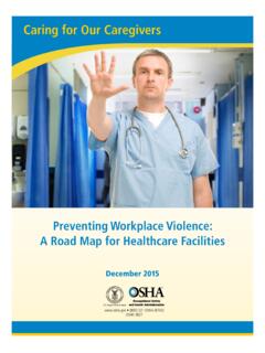 Preventing Workplace Violence: A Roadmap for Healthcare ...