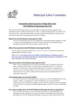 Frequently Asked Questions (FAQs) About the NYC Medicare ...