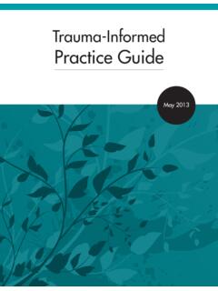 Trauma-Informed Practice Guide - Centre of Excellence for ...