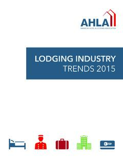 LODGING INDUSTRY - American Hotel and Lodging …