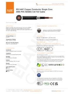 BS 5467 Copper Conductor Single Core AWA PVC BASEC …