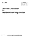 Uniform Application for Broker-Dealer Registration - SEC