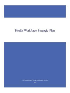 Health Workforce Strategic Plan 2021