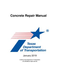 Concrete Repair Manual (CRM)