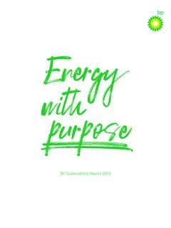 BP Sustainability Report 2019