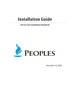Installation Guide - PA, WV, KY Source for Natural Gas