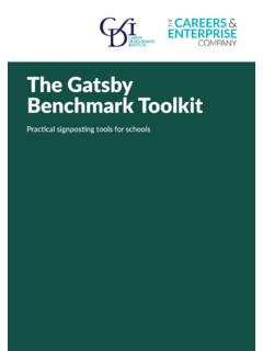 The Gatsby Benchmark Toolkit - thecdi.net