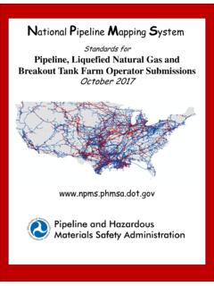 Operator Standards - Pipeline and Hazardous Materials ...