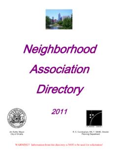 Neighborhood Association Directory - Clairmont …
