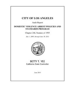 CITY OF LOS ANGELES - California State Controller