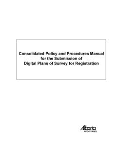 Consolidated Manual for the Submission of Digital …
