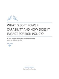 What is soft power capability and how does it impact ...
