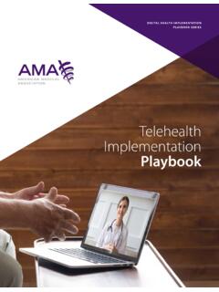 AMA Telehealth Playbook - American Medical Association