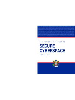 THE NATIONAL STRATEGY TO SECURE CYBERSPACE