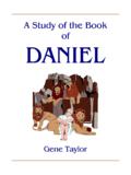 A Study of the Book of Daniel