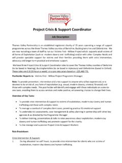 Project Crisis &amp; Support Coordinator