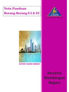 Nota Panduan Borang-Borang EA &amp; EC - Hasil