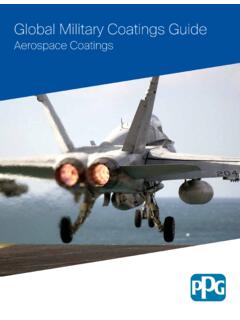 Global Military Coatings Guide - PPG AEROSPACE