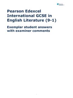 Pearson Edexcel International GCSE in English Literature (9-1)
