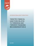 targeted financial sanctions related to terrorism …