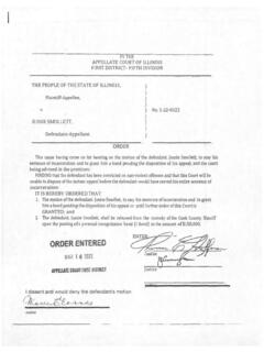 First District Court Order - 03/26/22