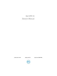 XPS 13 (L321X) Owner's Manual