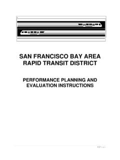 SAN FRANCISCO BAY AREA RAPID TRANSIT DISTRICT