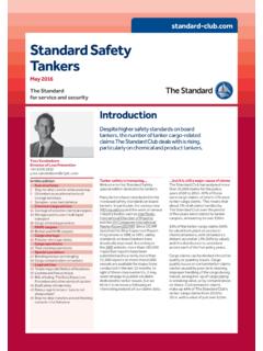 Standard Safety Tankers - The Standard Club