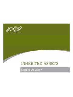 INHERITED ASSETS - IRS tax forms