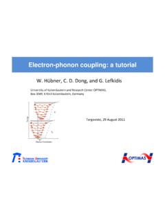 Electron-phonon coupling: a tutorial - …