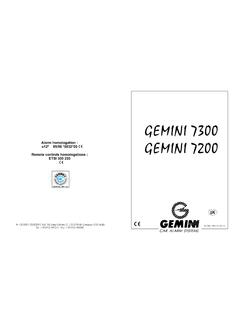GEMINI 7300 GEMINI 7200 - CARSYSTEMS