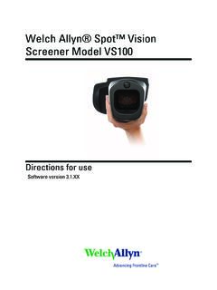 Welch Allyn&#174; Spot™ Vision Screener Model VS100 - Hillrom
